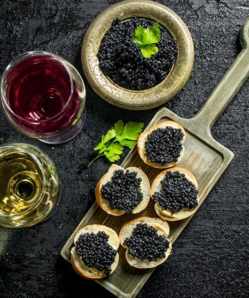 National Day Set / Caviar + Red & White Wine